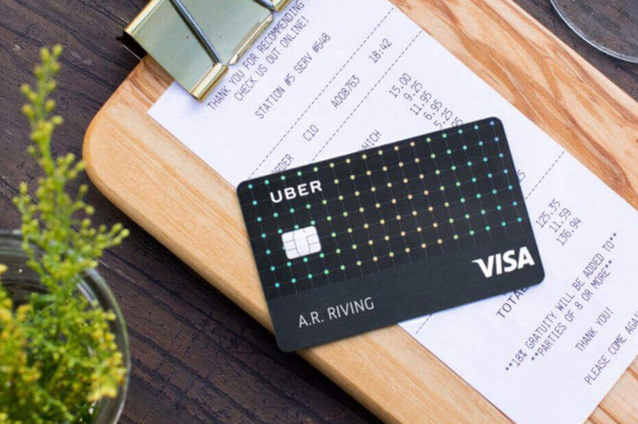 UBER CARTE DE CREDIT